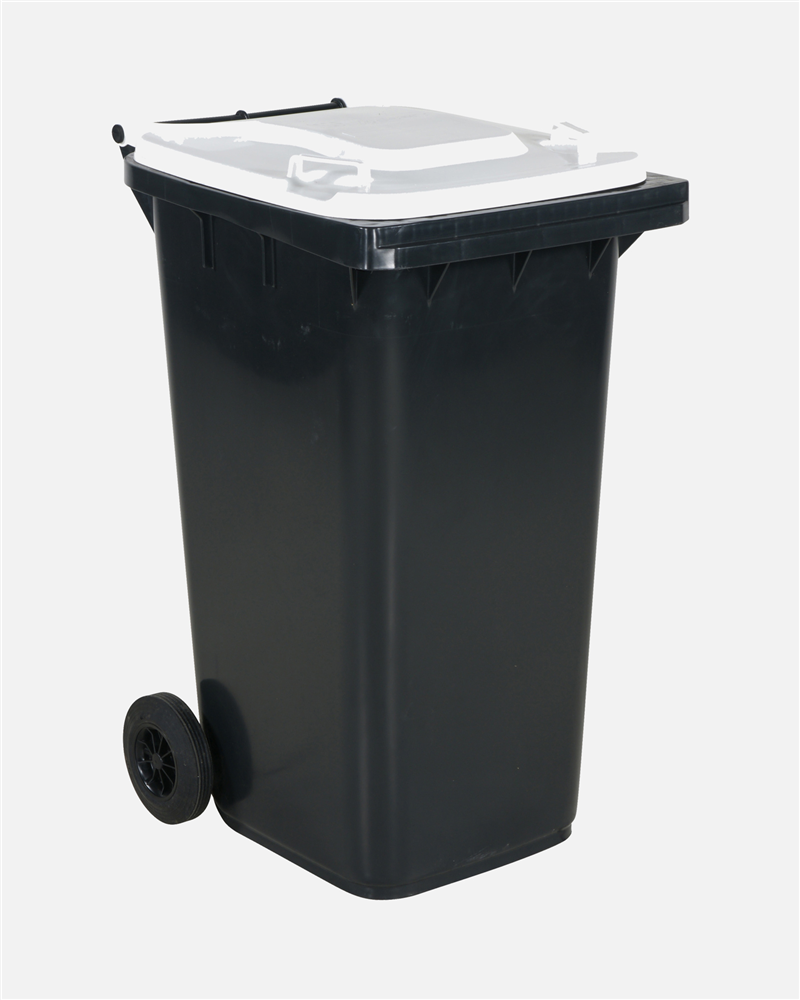 Refuse Bin 240 Litre White Lid
