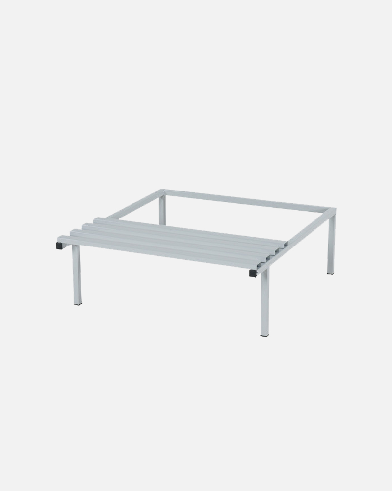 Bench to Z-Lockers, Width 800 mm