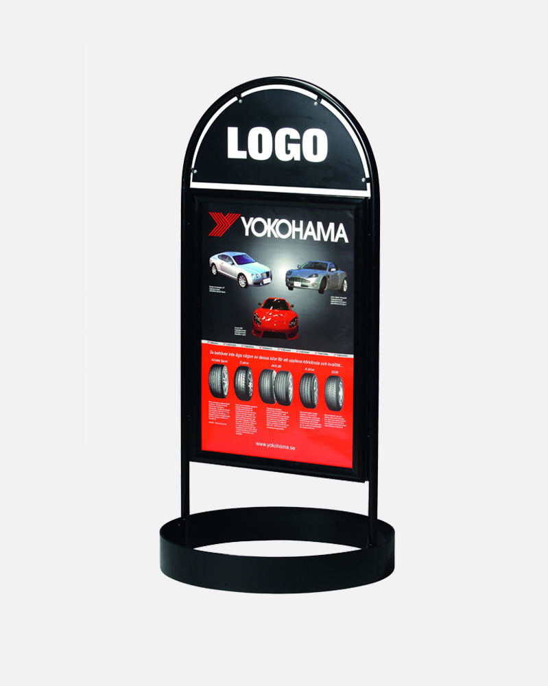 City Sign, 70x100, Black