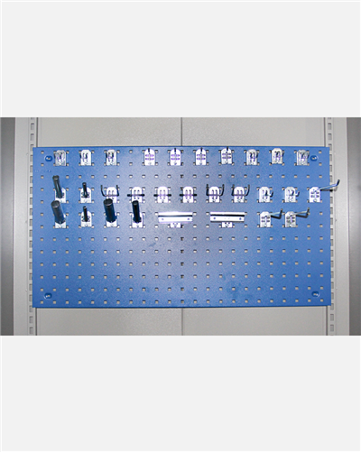 1 Hook Set 30 pcs in Tool Cabinet.