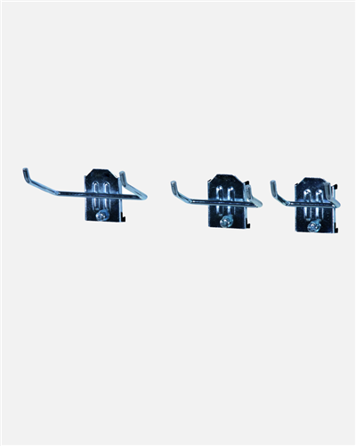 Angled Double Hook 70x80 mm, 3 Hooks