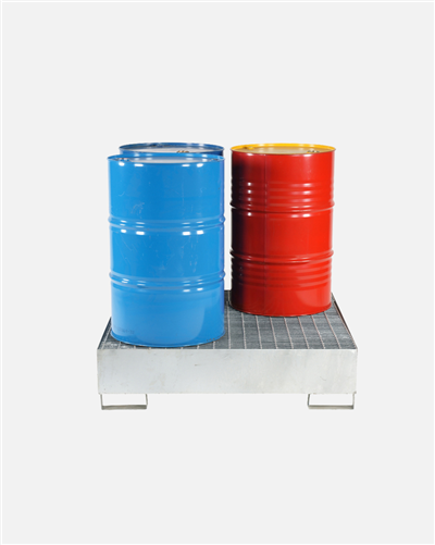4 Drums Standing Open Galvanized