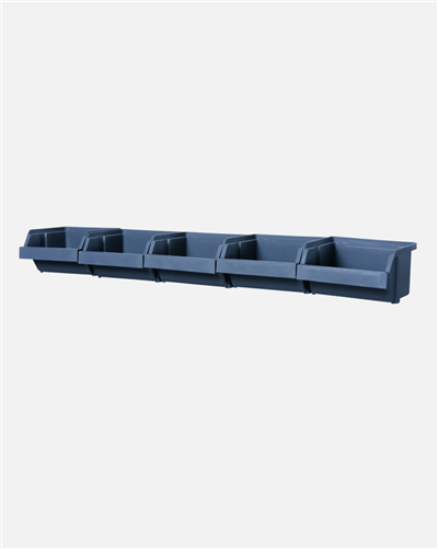 Plastic Tray Strip 5, Incl Trays 555 mm