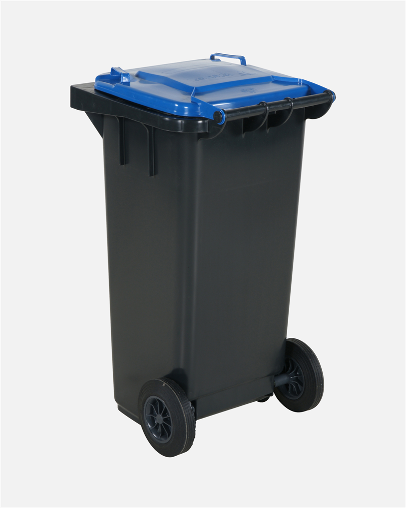 Refuse Bin 120 Litre Blue Lid