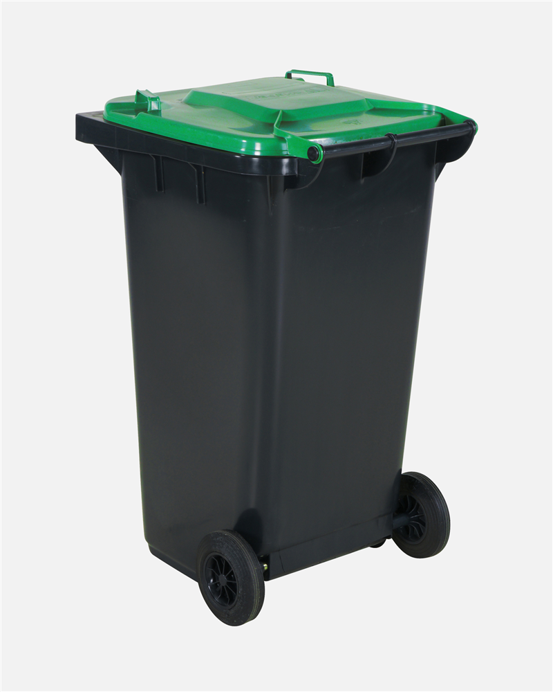 Refuse Bin 240 Litre Green Lid