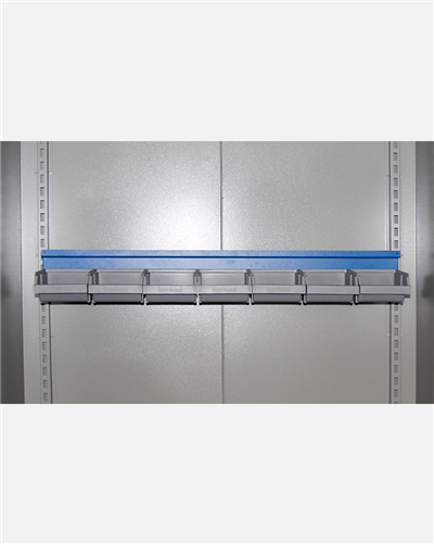 1 Tray Strip With 7 Plastic Bins in Tool Cabinet
