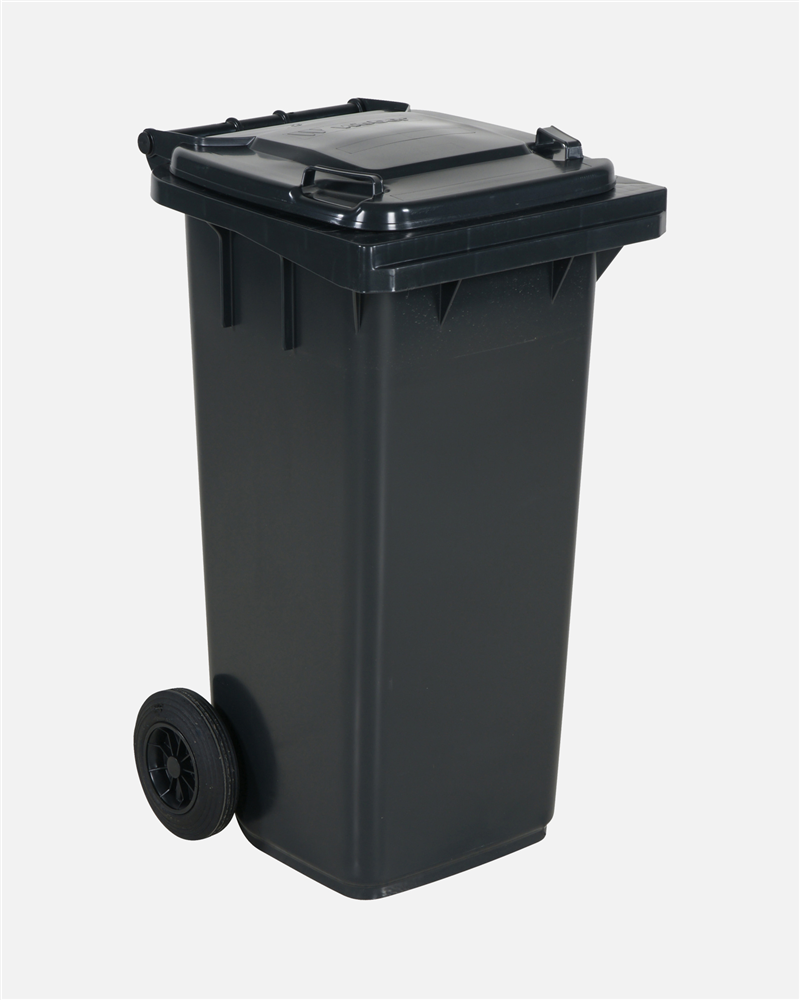 Refuse Bin 120 Litre Grey Lid