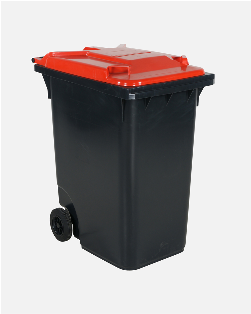 Refuse Bin 360 Litre Red Lid