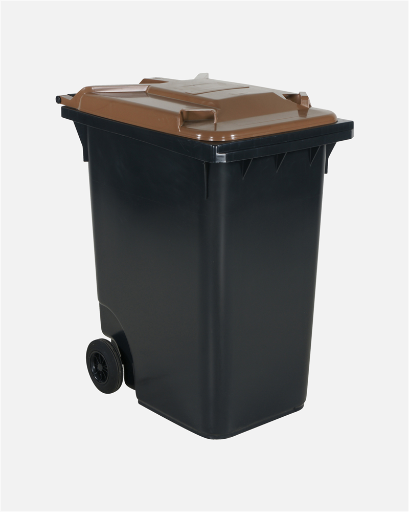 Refuse Bin 360 Litre Brown Lid