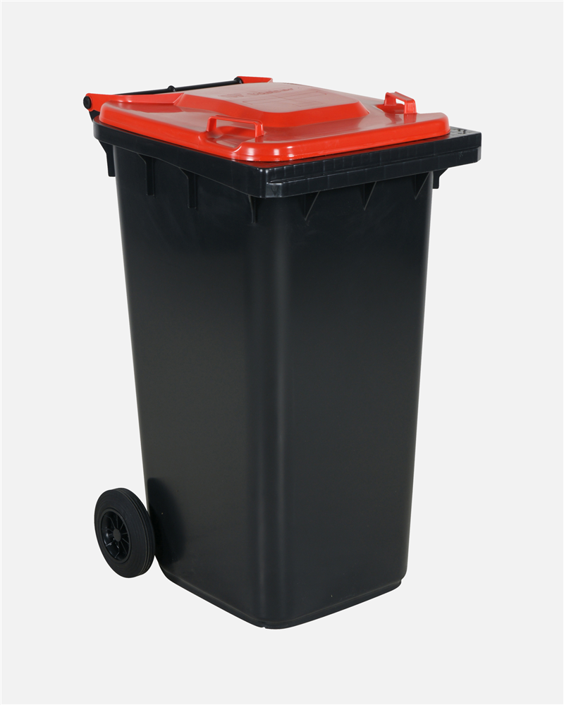 Refuse Bin 240 Litre Red Lid