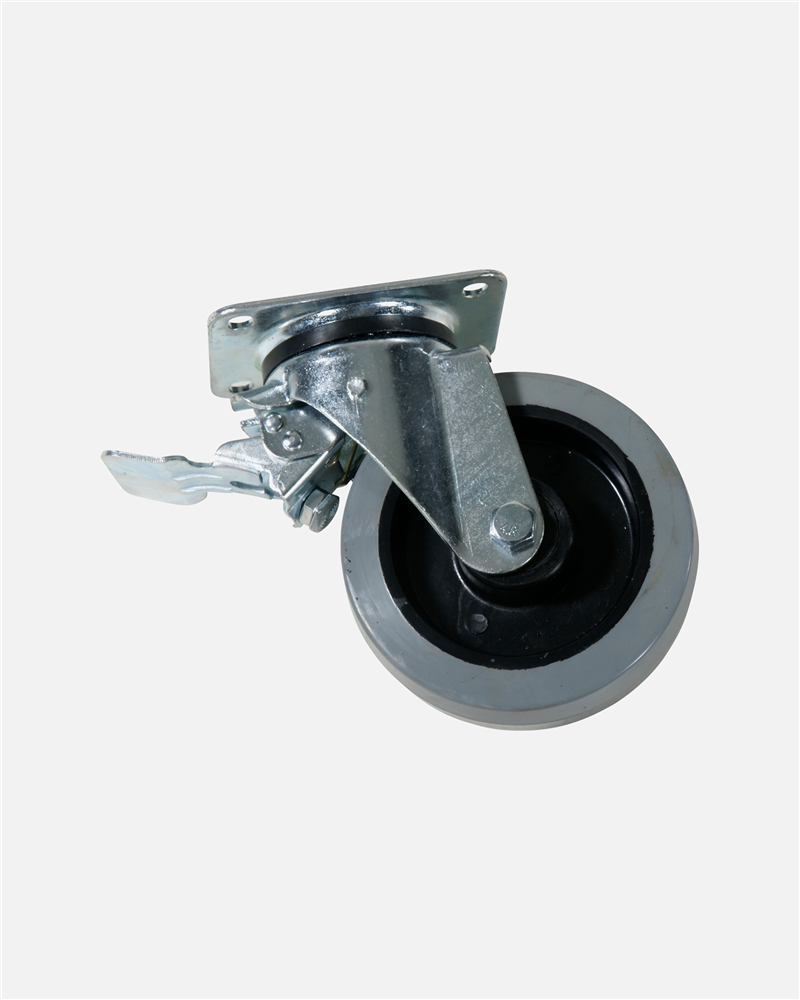 Castor Wheel Rubber 160x40